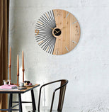 Wanduhr Wordy Sonnenstrahlen Bunt – Wanduhr