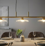 Deckenleuchte Transparent Gold 18 cm – Deckenlampe