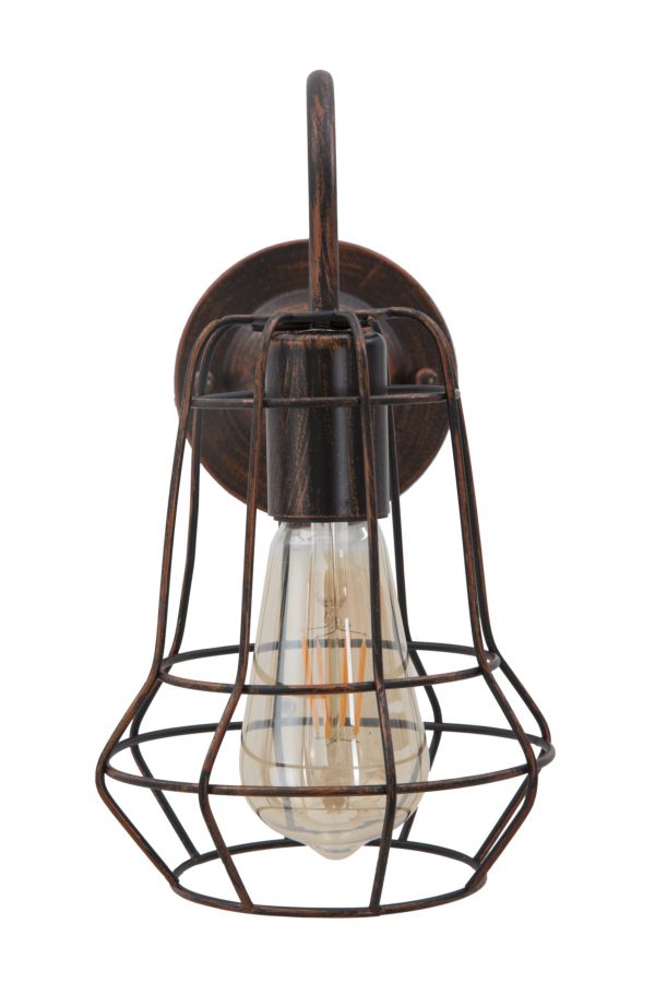 Wandleuchte Industry Dunkel 27,5 cm – Wandlampe