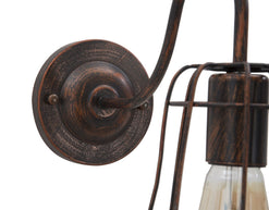 Wandleuchte Industry Dunkel 27,5 cm – Wandlampe