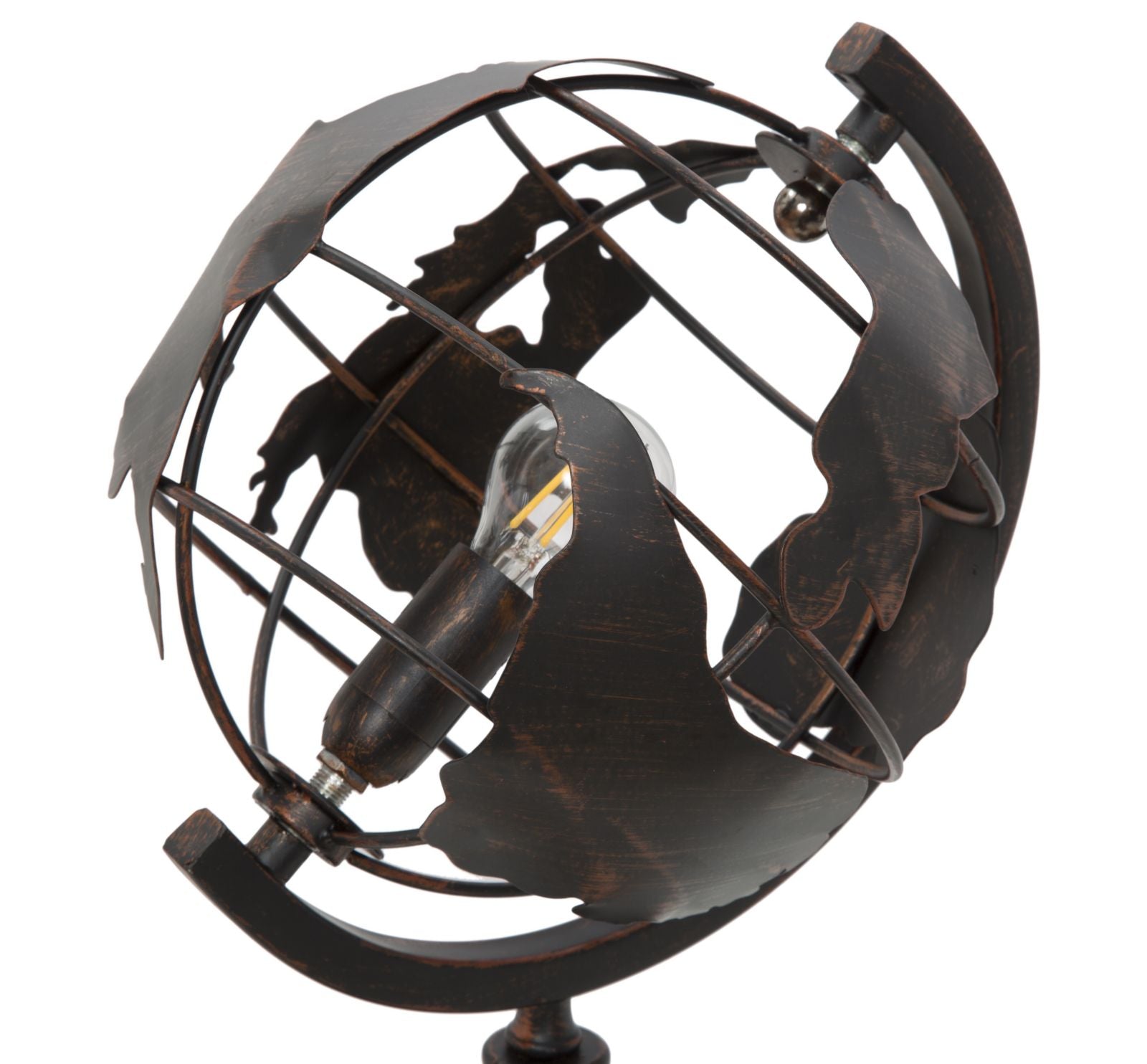 Tischlampe Weltkugel Dunkel 40 cm – Tischleuchte