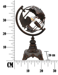 Tischlampe Weltkugel Dunkel 40 cm – Tischleuchte