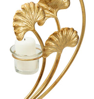 Kerzenständer Iris Gold Schwarz XL – Kerzenhalter Deko