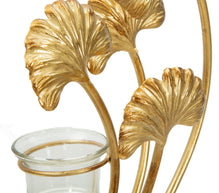 Kerzenständer Iris Gold Schwarz XL – Kerzenhalter Deko