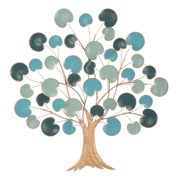 Wandpaneel Baum Hellblau – Wanddeko