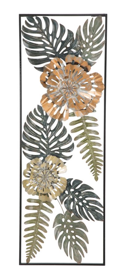 Wandpaneel Blumen Bunt 88,5 cm – Wanddeko