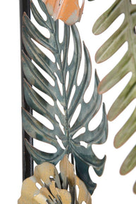 Wandpaneel Blumen Bunt 88,5 cm – Wanddeko