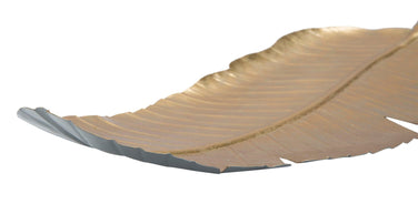 Dekotablett Blatt Gold 55 cm – Dekotablett