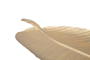 Dekotablett Blatt Gold 55 cm – Dekotablett