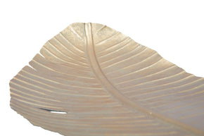 Dekotablett Blatt Gold 55 cm – Dekotablett