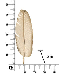 Dekotablett Blatt Gold 55 cm – Dekotablett