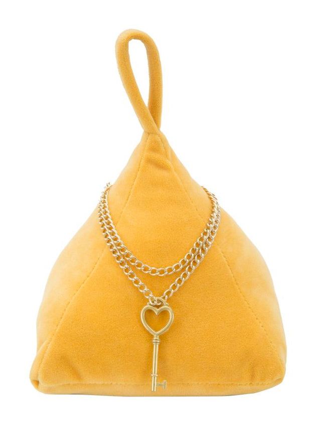 Türstopper Dreieck Orange Samt – Türkeil Deko
