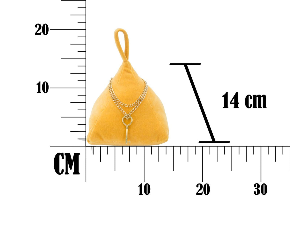 Türstopper Dreieck Orange Samt – Türkeil Deko