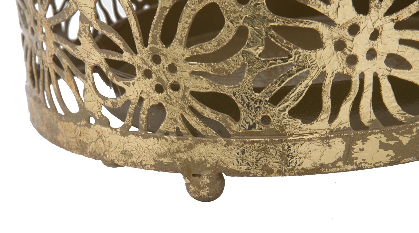 Schirmständer Blumen Gold – Regenschirmhalter Flur