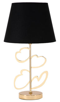 Tischlampe Harts Schwarz Gold 54,5 cm – Tischleuchte