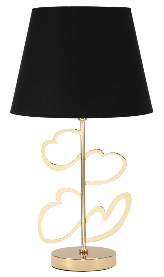 Tischlampe Harts Schwarz Gold 54,5 cm – Tischleuchte