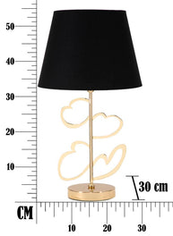 Tischlampe Harts Schwarz Gold 54,5 cm – Tischleuchte