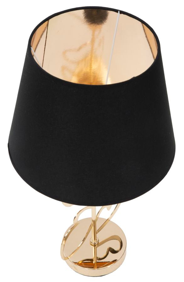 Tischlampe Harts Schwarz Gold 54,5 cm – Tischleuchte