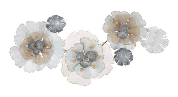 Wandpaneel Blumen Bunt 60 cm – Wanddeko