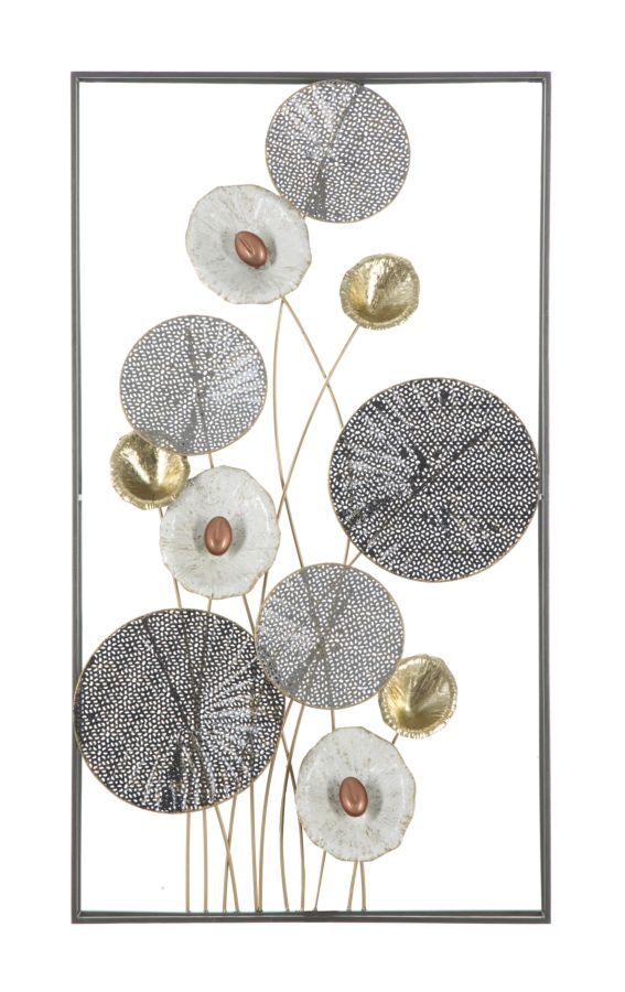 Wandpaneel Blumen Bunt 90,5 cm – Wanddeko