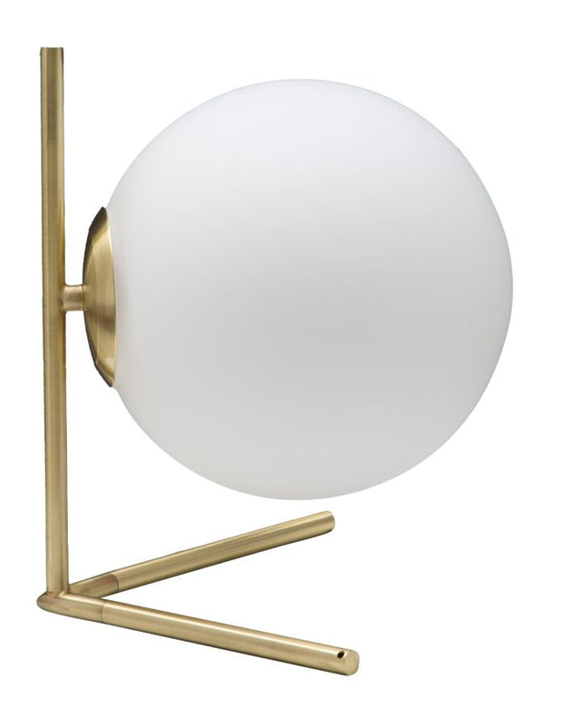 Tischlampe Weiß Gold 27 cm – Tischleuchte