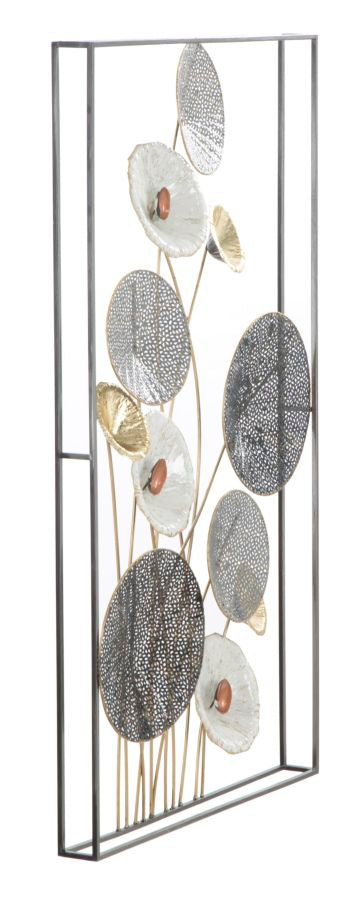 Wandpaneel Blumen Bunt 90,5 cm – Wanddeko