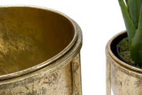 Blumenständer 2er Set Gold 62 cm – Pflanzenständer