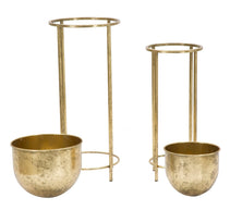 Blumenständer 2er Set Gold 62 cm – Pflanzenständer