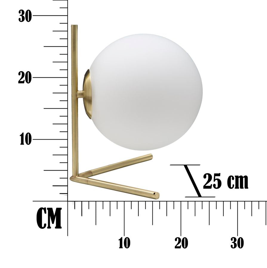 Tischlampe Weiß Gold 27 cm – Tischleuchte