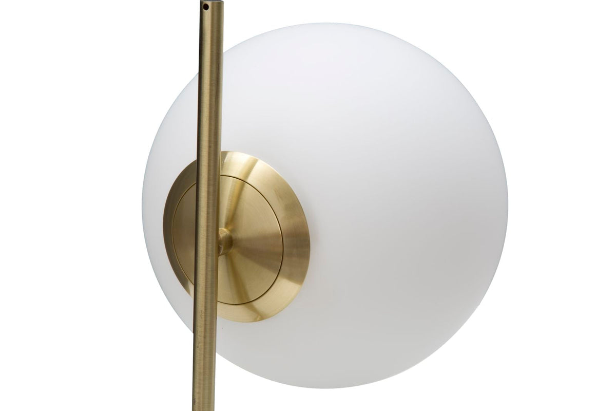 Tischlampe Weiß Gold 27 cm – Tischleuchte