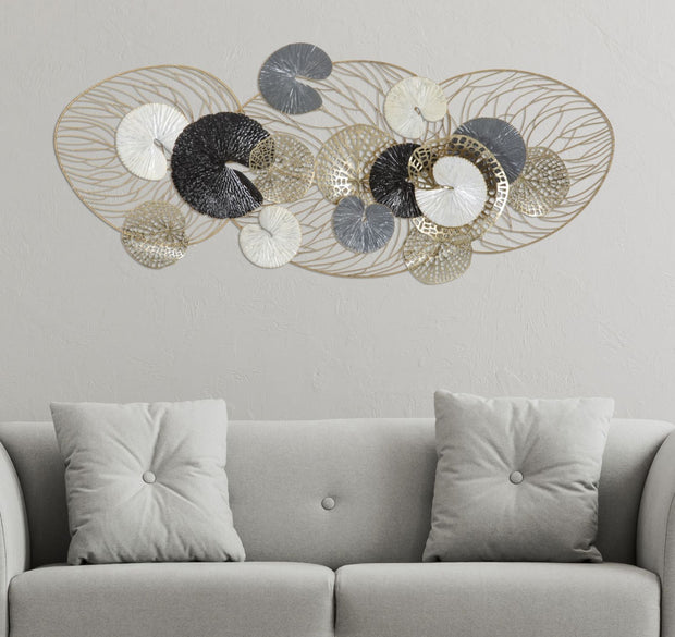 Wandpaneel Blumen Bunt 55 cm – Wanddeko