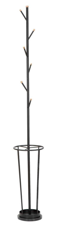 Garderobe Haken Schwarz Gold 176 cm – Schirmständer