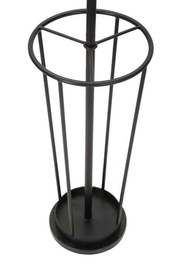 Garderobe Haken Schwarz Gold 176 cm – Schirmständer