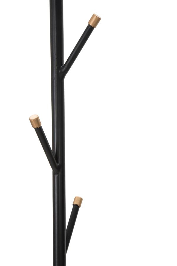 Garderobe Haken Schwarz Gold 176 cm – Schirmständer