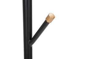 Garderobe Haken Schwarz Gold 176 cm – Schirmständer