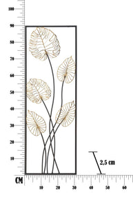 Wandpaneel Blumen Bunt 31×90 cm A – Wanddeko