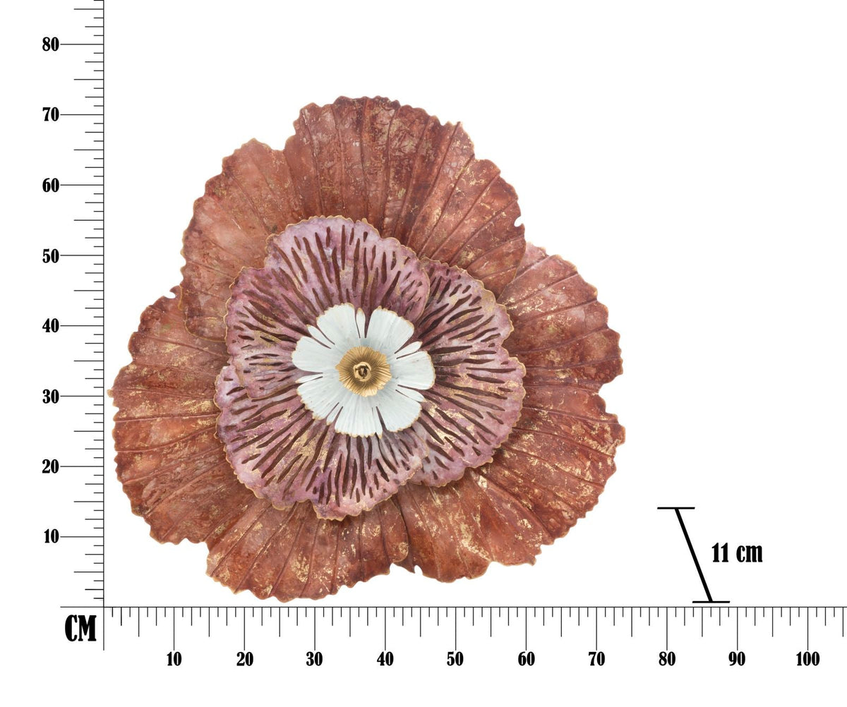 Wandpaneel Blumen Bunt 72 cm – Wanddeko