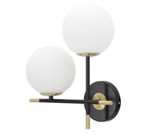 Wandleuchte Darky Gold Weiß 35 cm – Wandlampe