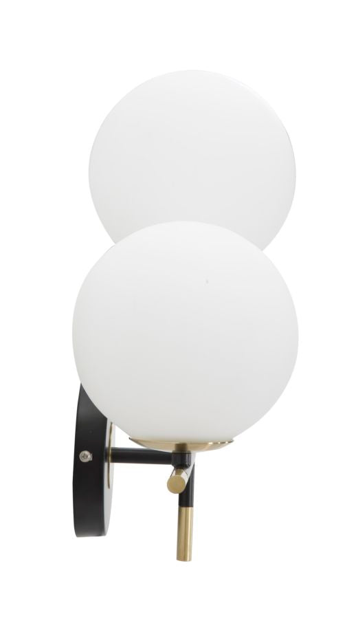 Wandleuchte Darky Gold Weiß 35 cm – Wandlampe