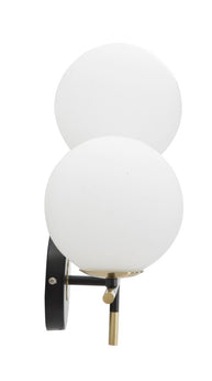 Wandleuchte Darky Gold Weiß 35 cm – Wandlampe