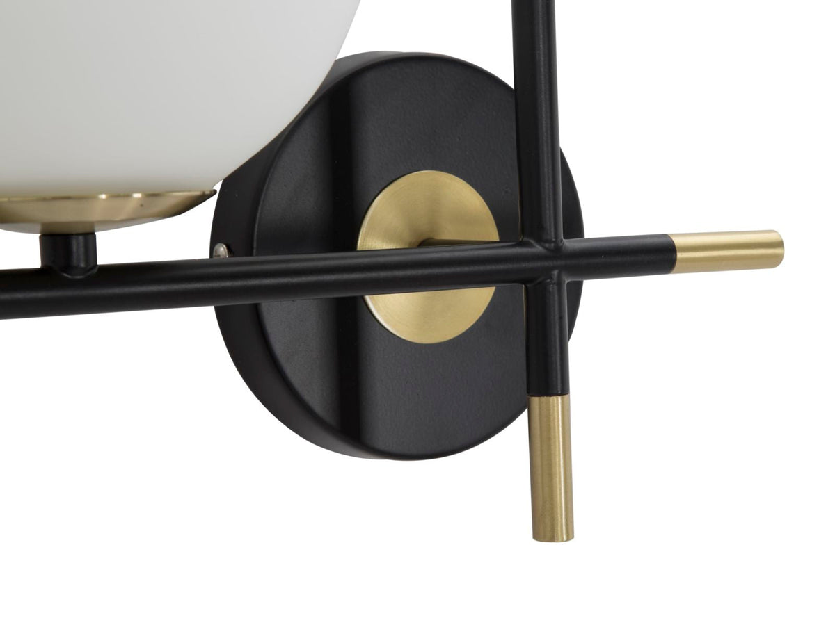 Wandleuchte Darky Gold Weiß 35 cm – Wandlampe