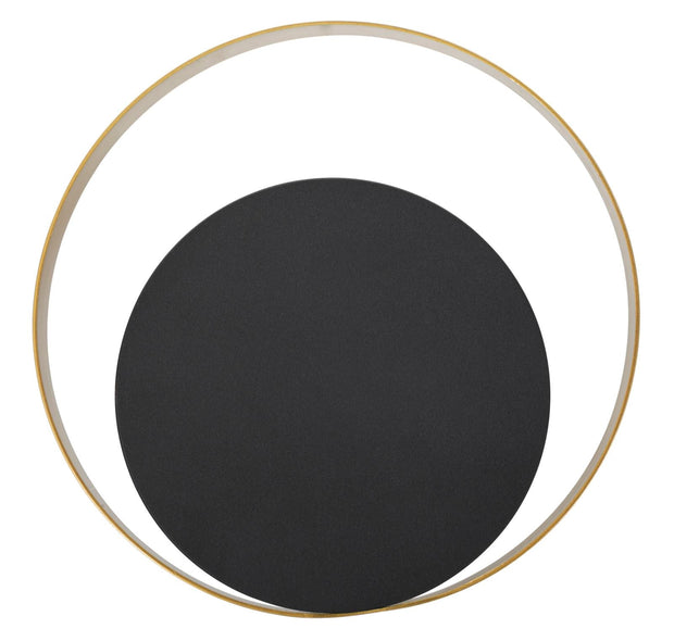 Wandleuchte Shuttle Gold Schwarz 25 cm – Wandlampe