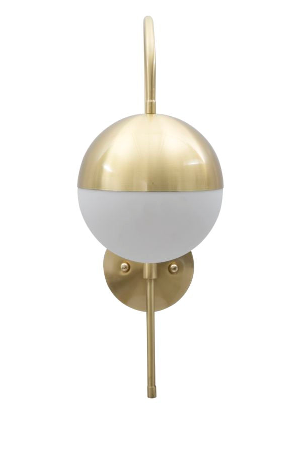 Wandleuchte Glamy Street Gold Weiß 51 cm – Wandlampe