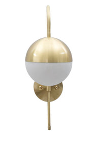 Wandleuchte Glamy Street Gold Weiß 51 cm – Wandlampe