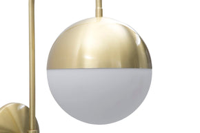 Wandleuchte Glamy Street Gold Weiß 51 cm – Wandlampe