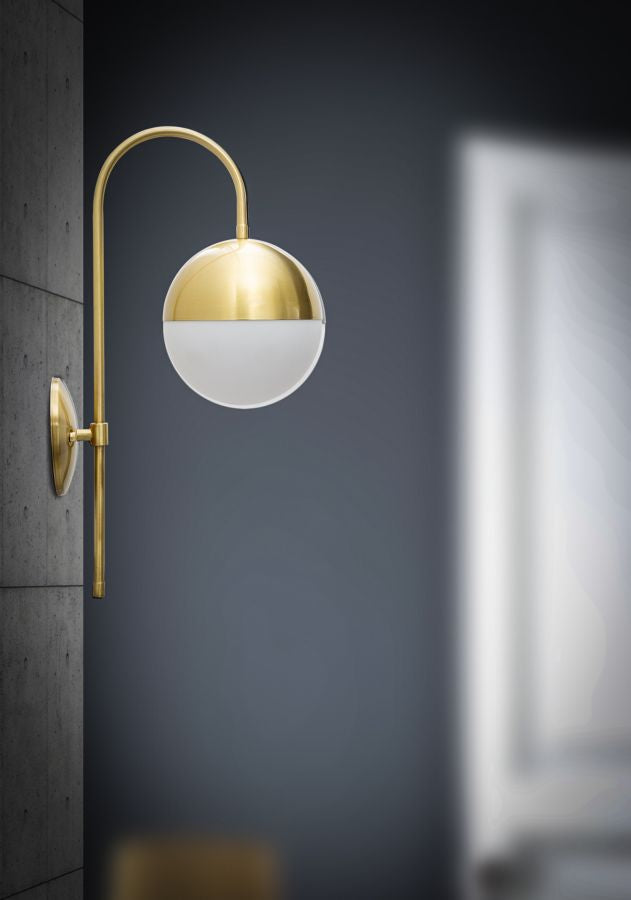 Wandleuchte Glamy Street Gold Weiß 51 cm – Wandlampe