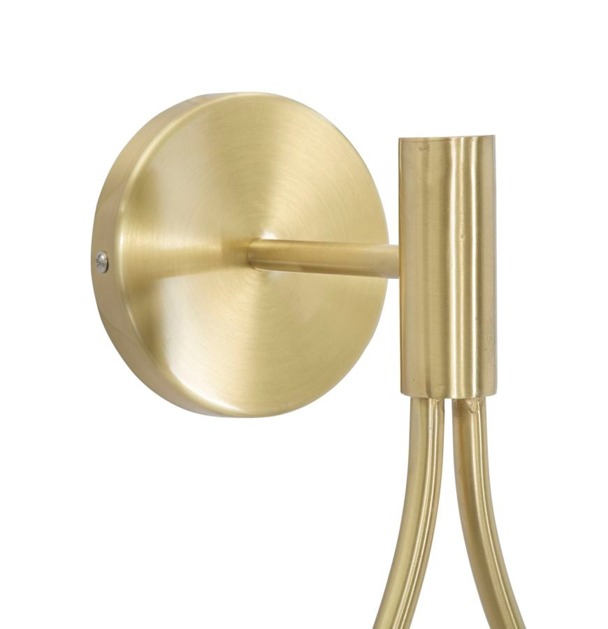 Wandleuchte Glamy Drop Gold Weiß 52 cm – Wandlampe