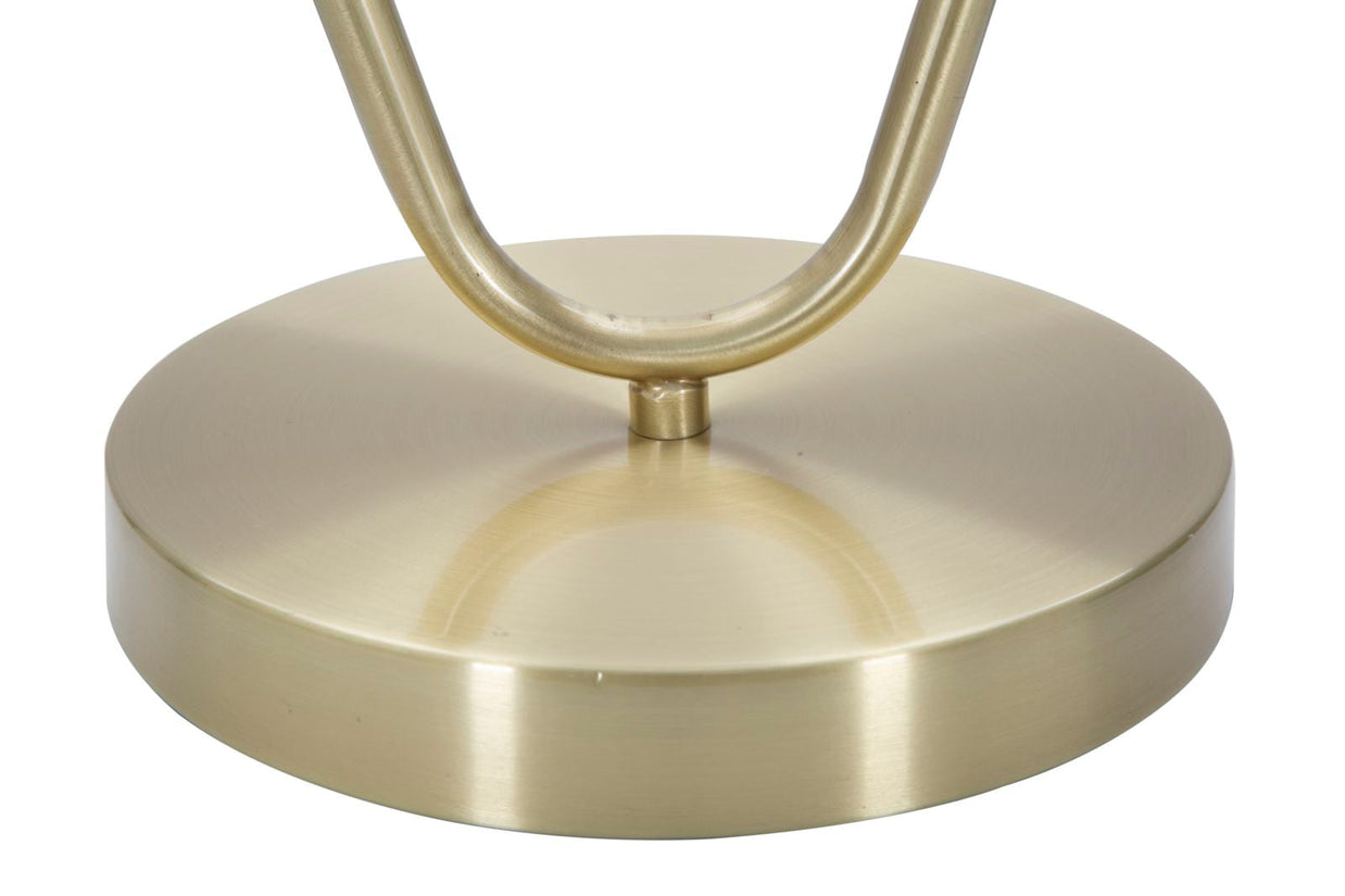Tischlampe Drop Gold Weiß 50 cm – Tischleuchte