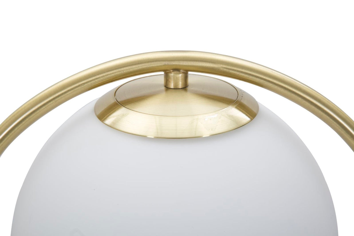 Tischlampe Drop Gold Weiß 50 cm – Tischleuchte