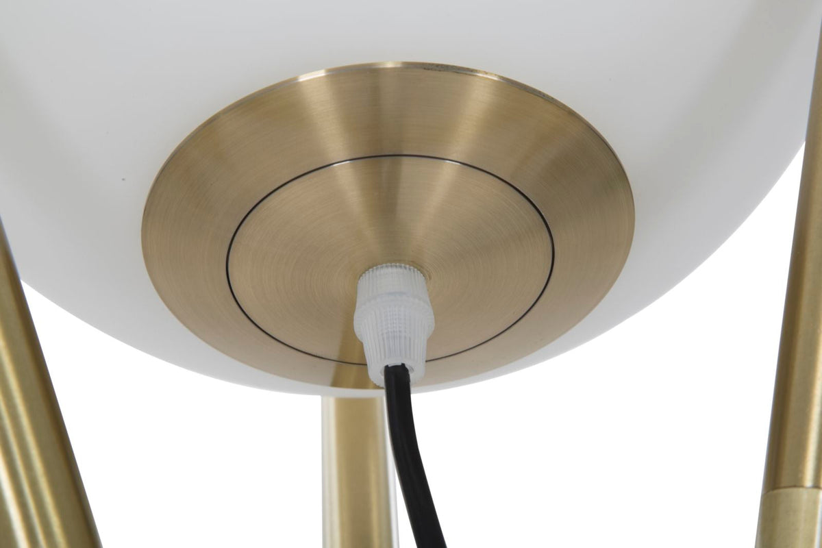 Stehlampe Glamy Gold Weiß 155 cm – Stehleuchte